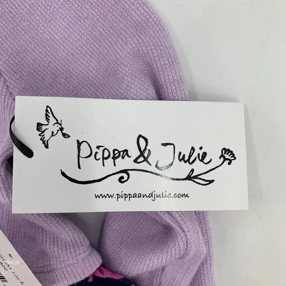 Pippa and Julie Kid's Long Sleeve Sweater Floral‎ Dress Size 5 NWT